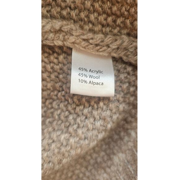 Benedetta B Womens Knit, Wool Alpaca Blend, Crew Neck, Hi-Lo, New, Sweater, Sz S - Picture 6 of 8